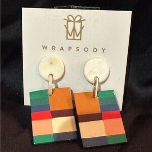 Colorful Geometric Earrings